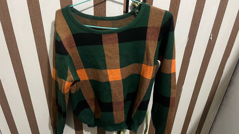 Cozy Plaid Sweater