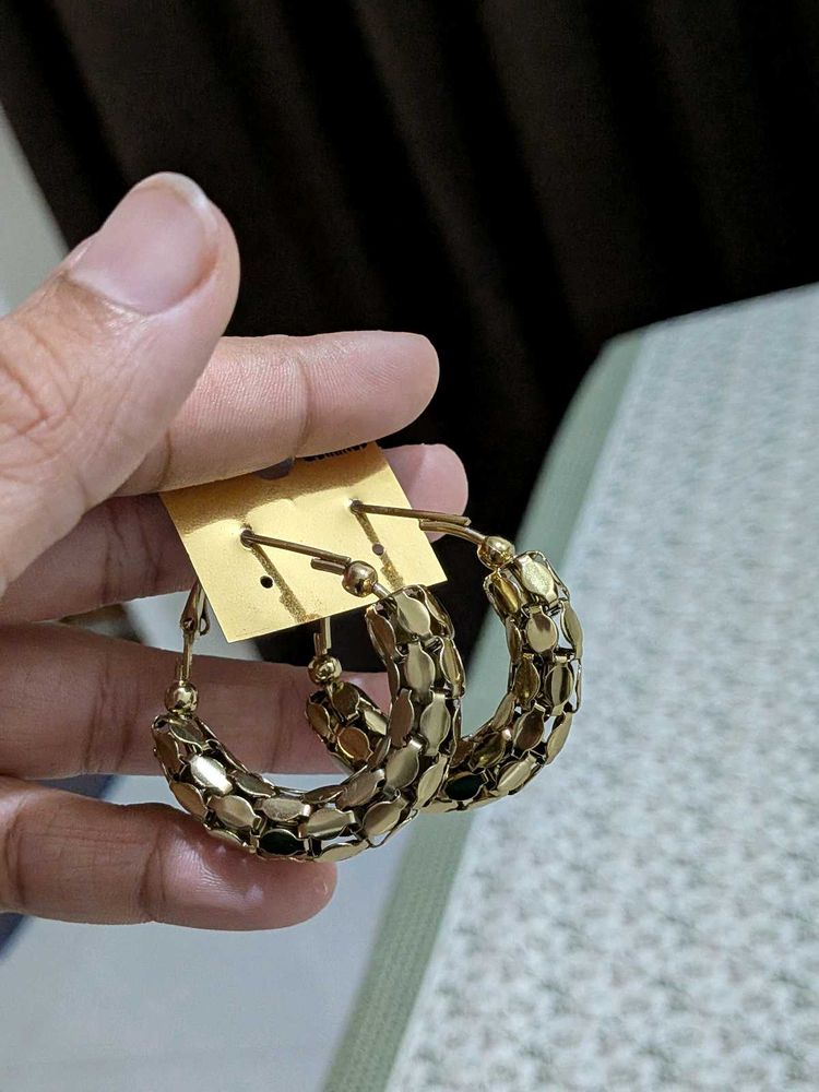 Unique Anti tarnish Hoop Earrings