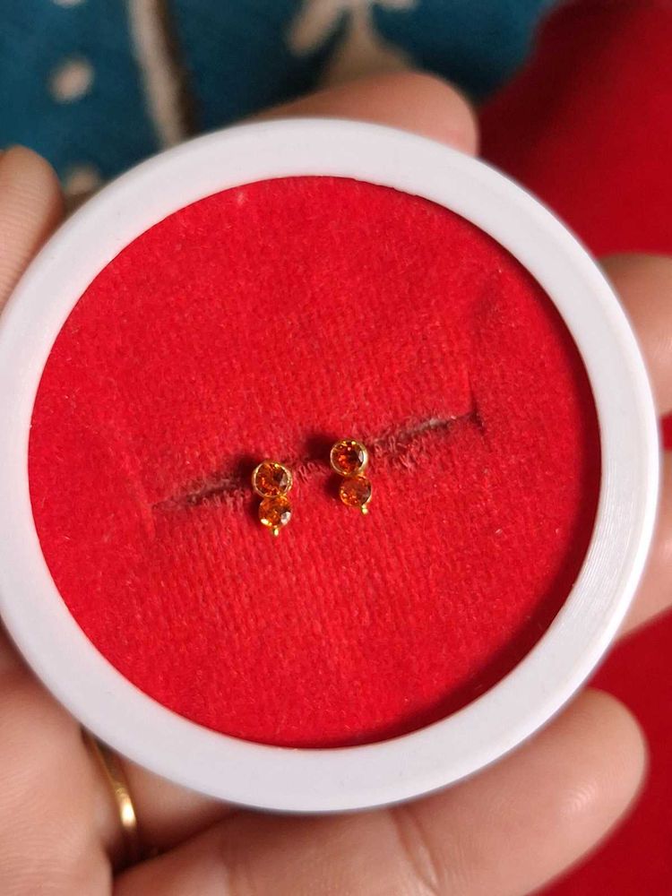 Gold Stud Earrings