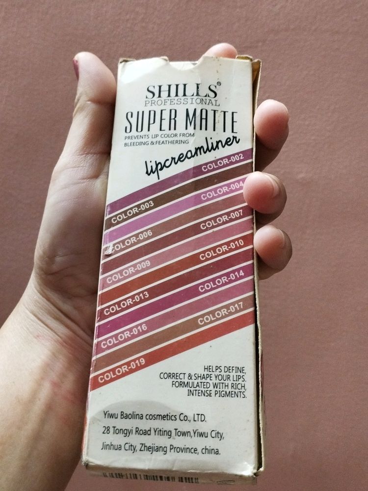SHILLS Professional lip Colors