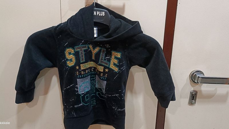 Black Velvet Hoody