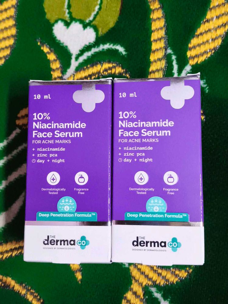 pack of 2 The Derma Co 10% Niacinamide Serum with