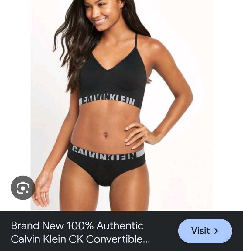 Authentic Calvin Klein Bra &amp; Panty Set