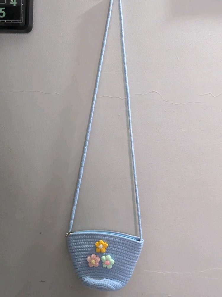 Handmade Crochet Flower Bag