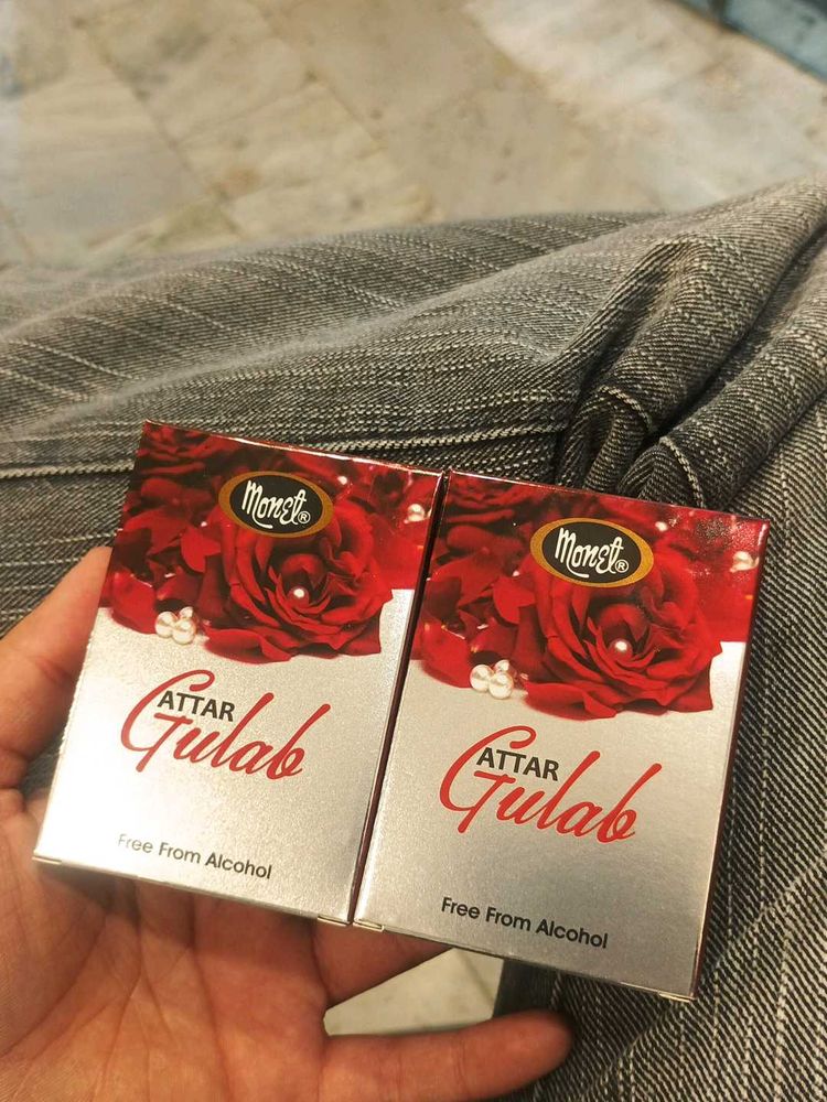 Monet Attar Gulab Perfume (2 Pack)