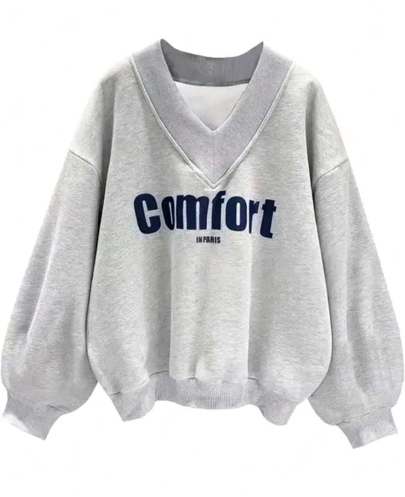 Comfort V-Neck Sweatshirt