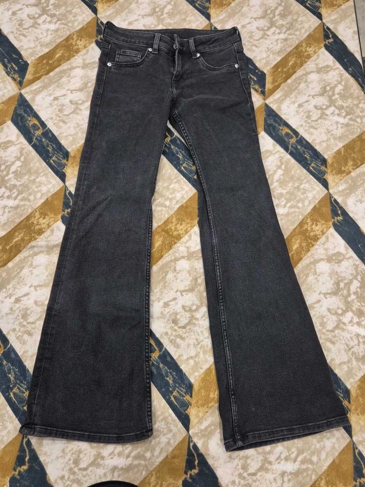 H&amp;m Low Rise Flared Jeans