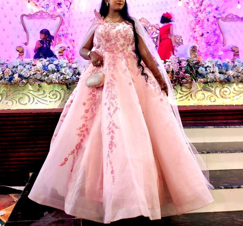 Pink barbie ball gown