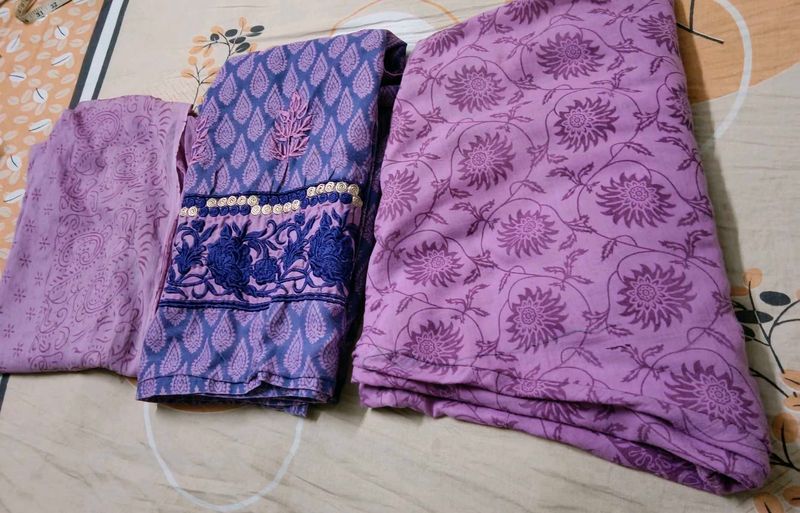 Beautiful Purple Kurta Set