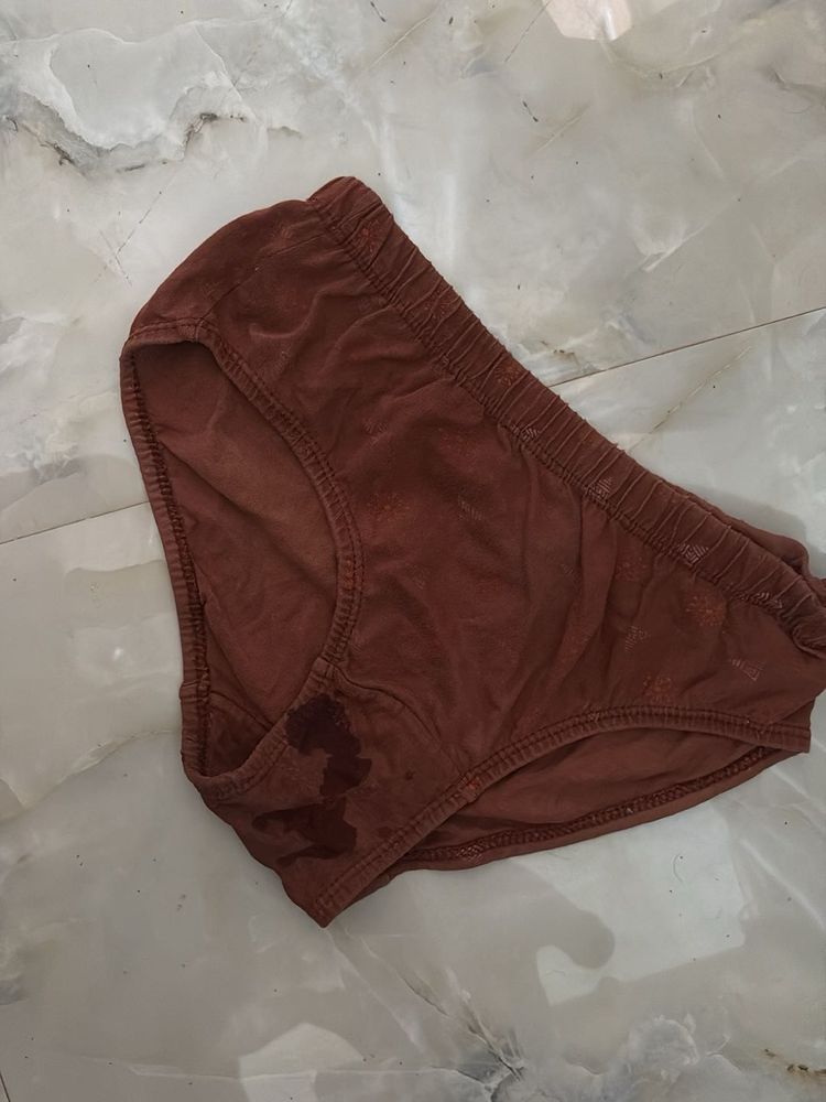 Brown Cotton Briefs