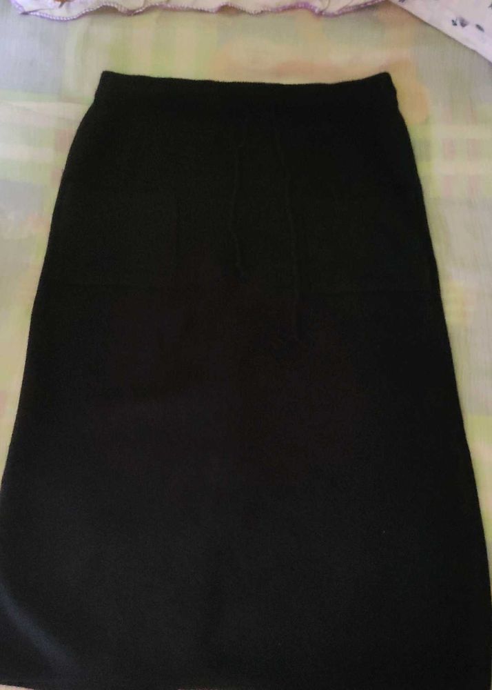 Classic Black Midi Skirt