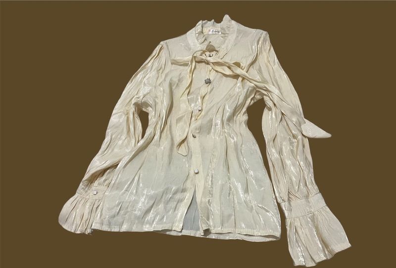 Elegant Cream Blouse