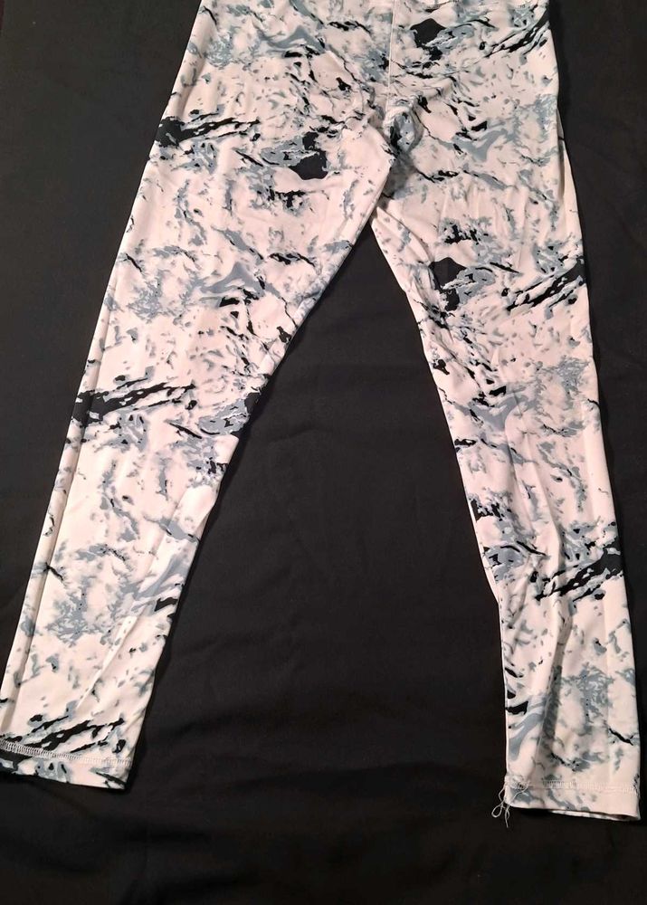 gym pant Stylish Marble Print Leggings