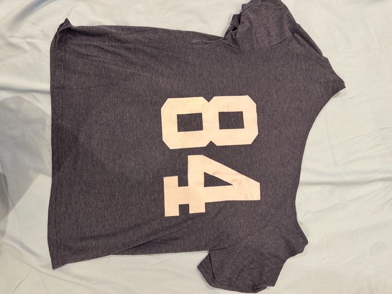 Grey Graphic T-Shirt '84'