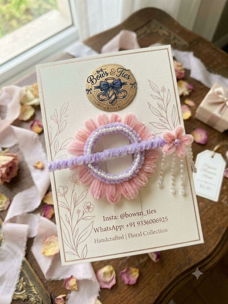 Handcrafted Floral Hair Clip