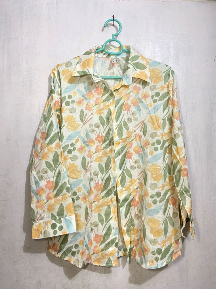 Floral Print casual cotton  co-ord set
