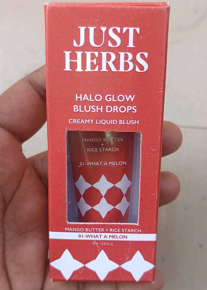 Just Herbs Halo Glow Blush Drops 01