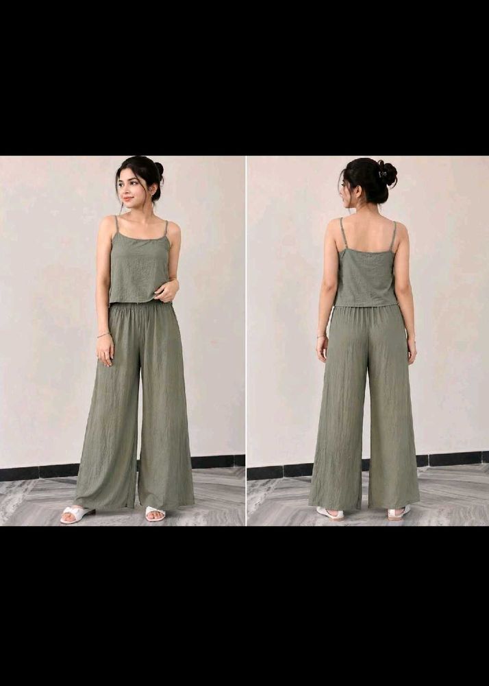 Stylish Olive Green Co-ord Set