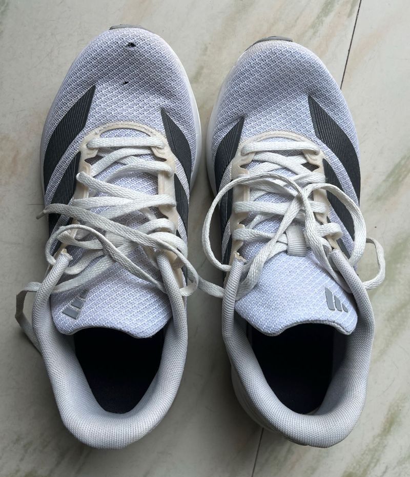 Adidas Women White Running Shoes