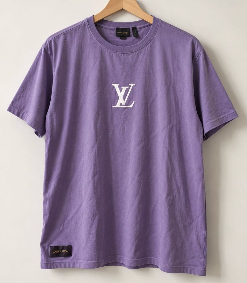Louis Vuitton Replica Purple T-Shirt