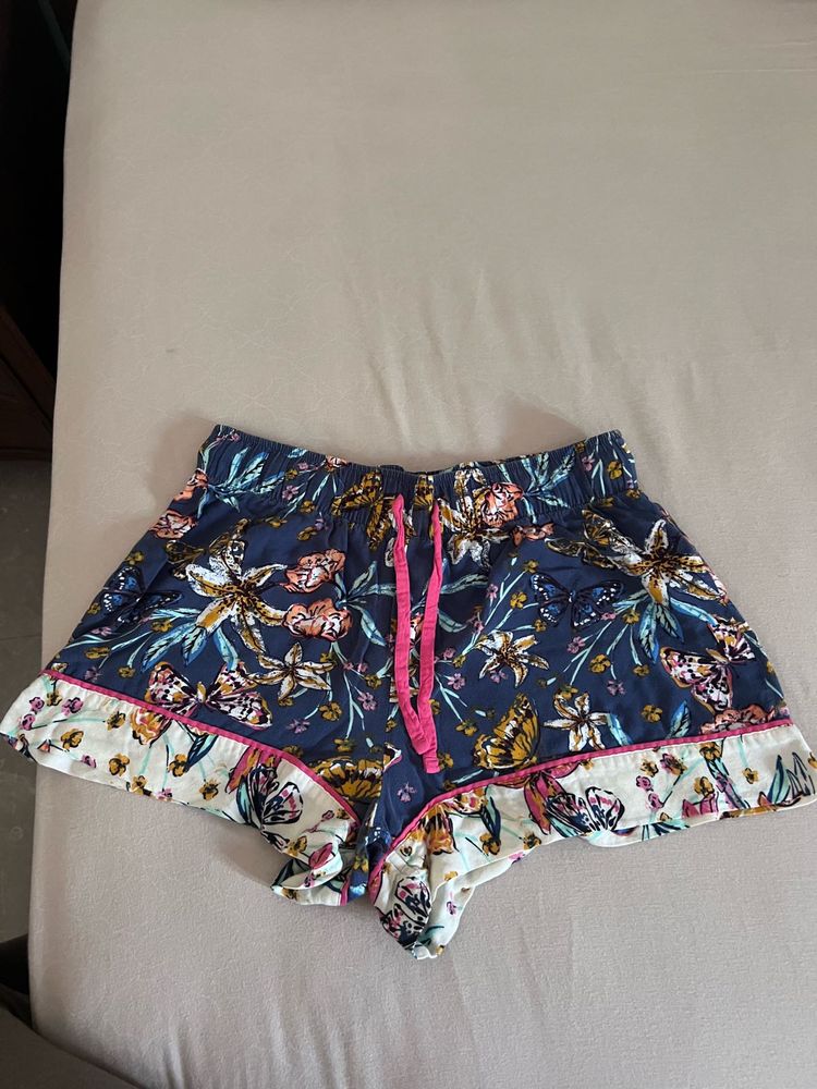Floral Print Shorts - Marks &amp; Spencer