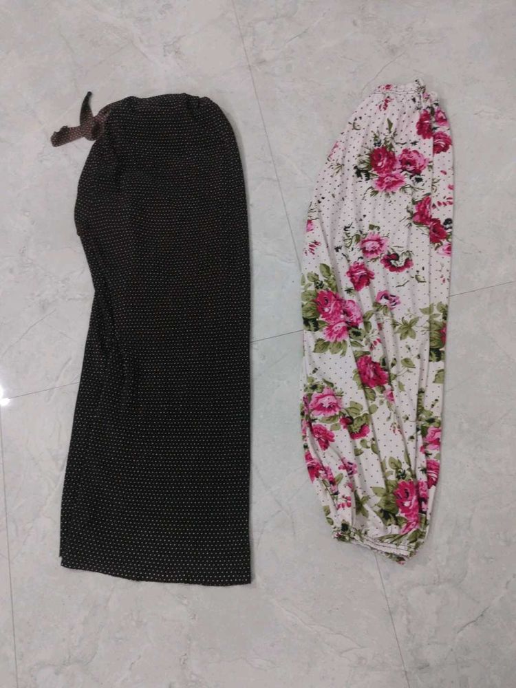 Boho Floral &amp; Polka Dot Palazzo Pants