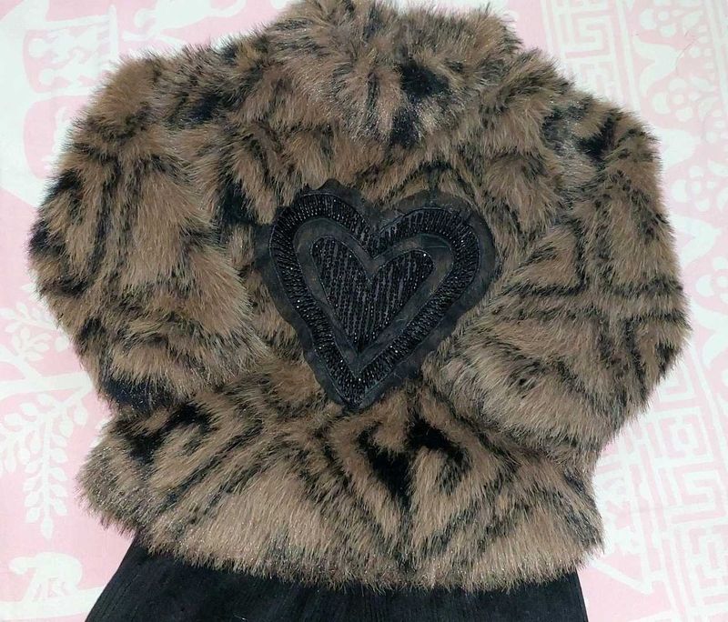 Cute Fuzzy Winter 2-Piece Set for Baby (9m-18m)