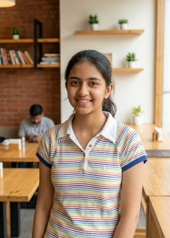 Striped Polo Top