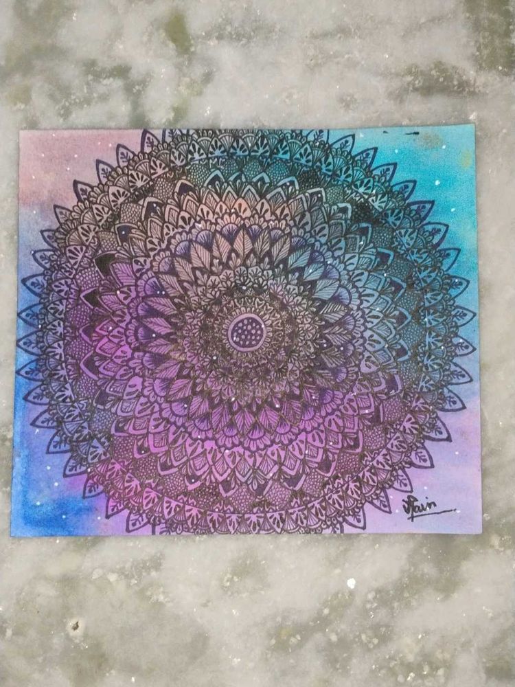 Handmade Mandala Art Painting