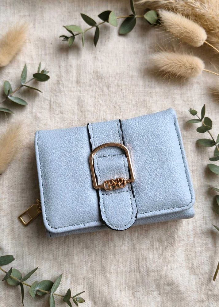 🆕Cute Light Blue Wallet 3 fold