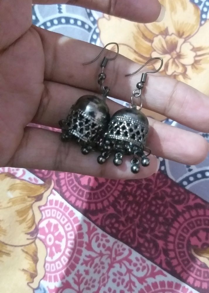 Oxidized Earrings