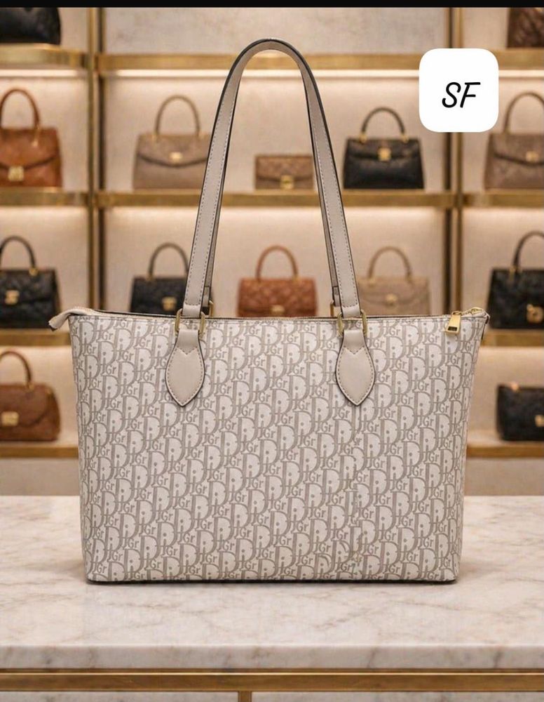 Stylish Monogram Tote Bag