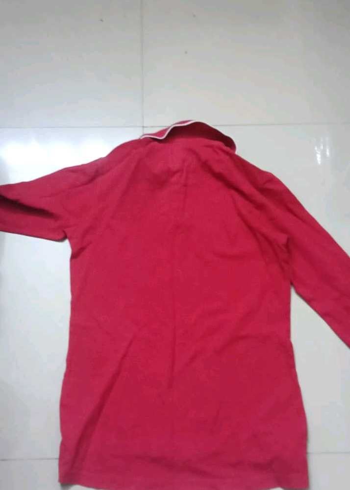 Red Long Sleeve Shirt