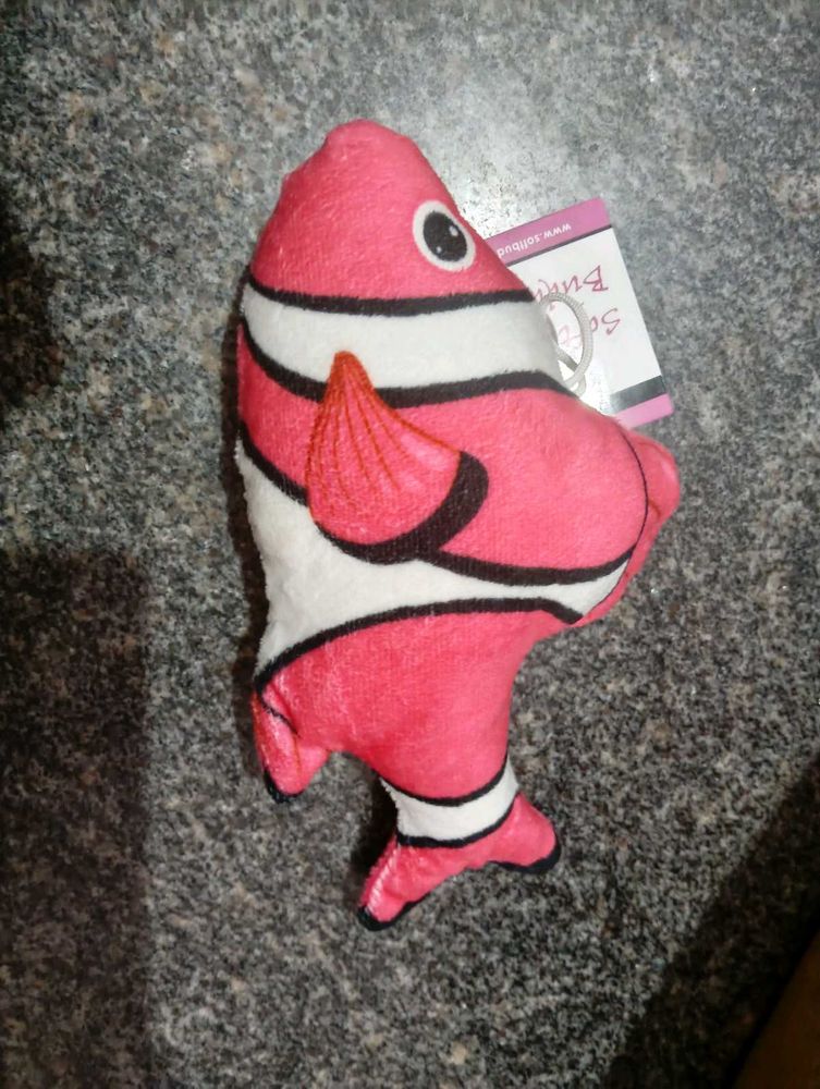 Plush Clownfish +freebie toy