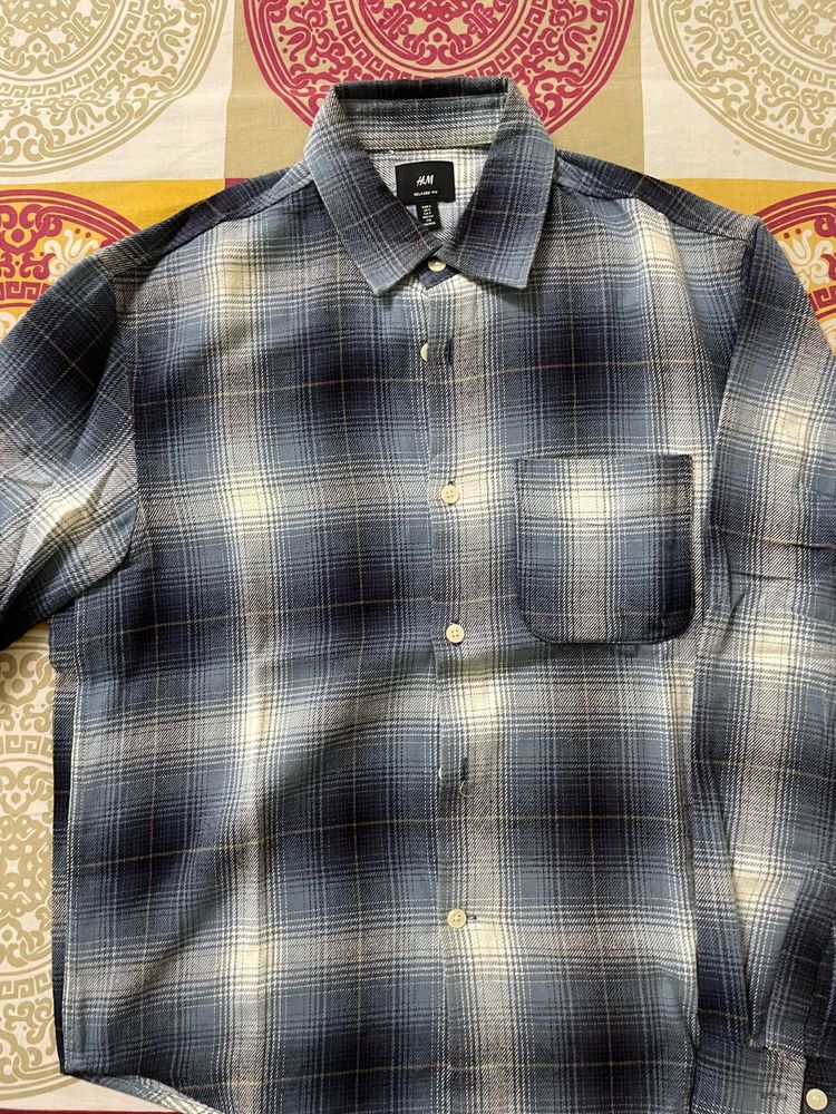 H&amp;M Flannel Men’s Checked Shirt