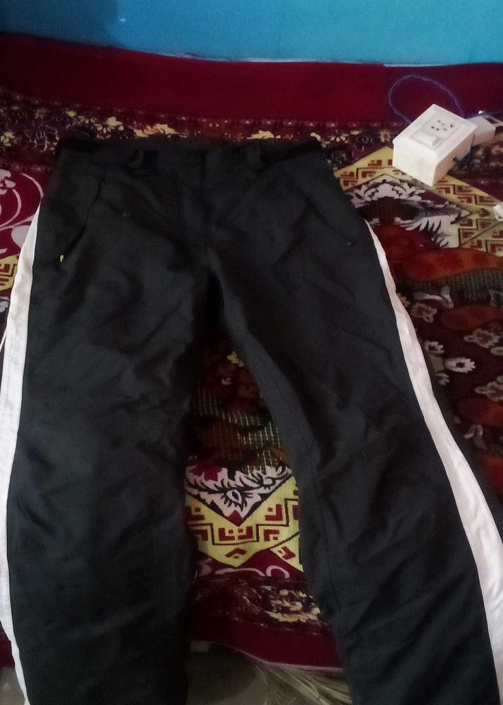Men's Black &amp; White Track Pants