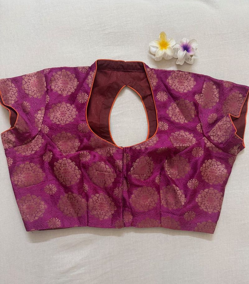 Designer Banarasi Silk Blouse 🌺
