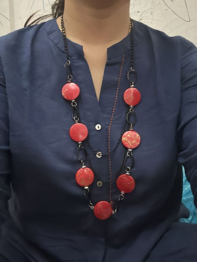 Boho Beaded Statement Necklace