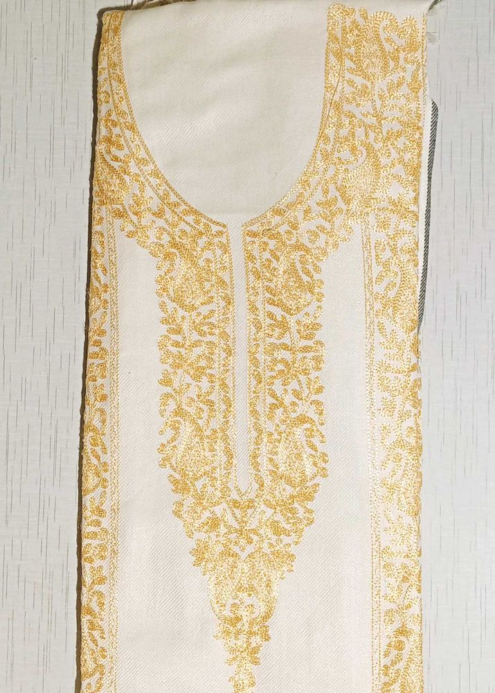 kashmiri Embroidery Woolen unstitched suit