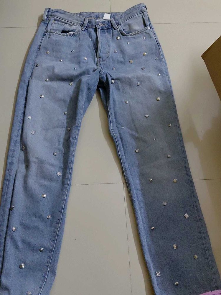 Embellished jeans - hardly used