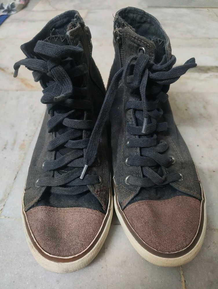 Stylish High-Top Sneakers
