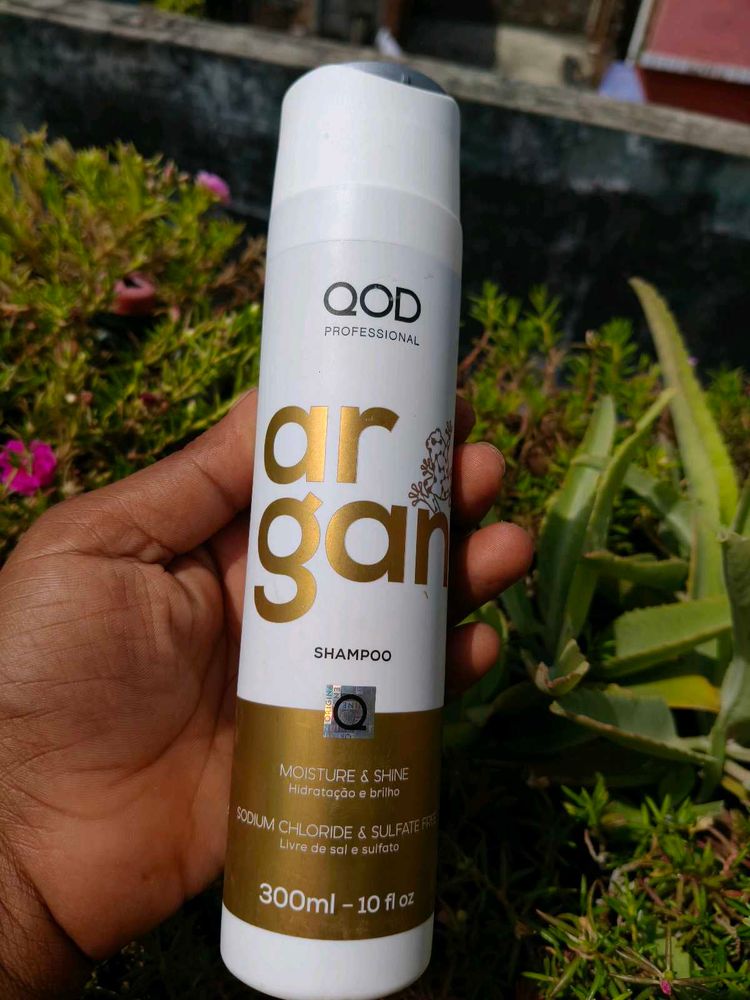 QOD Argan Shampoo for Moisture &amp; Shine