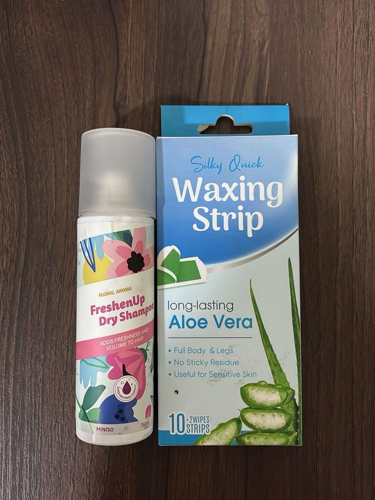 Miniso Wax Strips &amp; Dry Shampoo