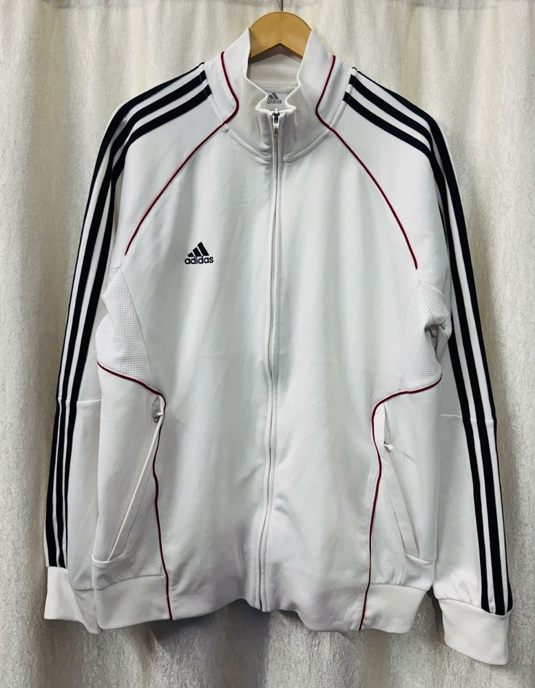 Adidas White Track Jacket