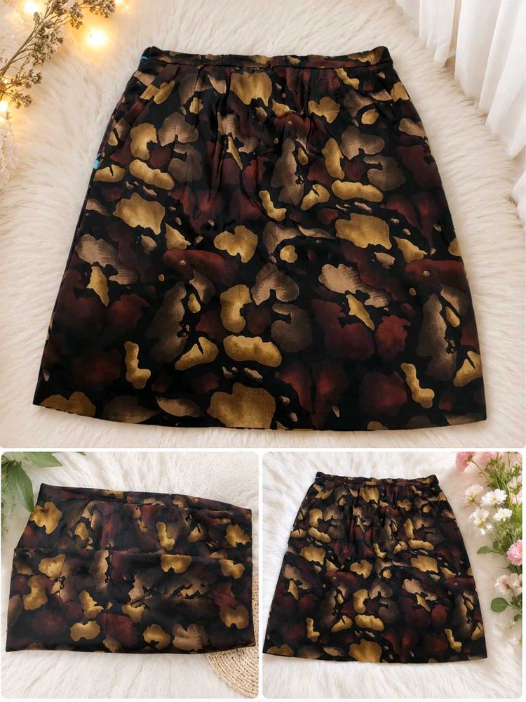 ✨ Stylish Printed A-Line Mini Skirt for Women