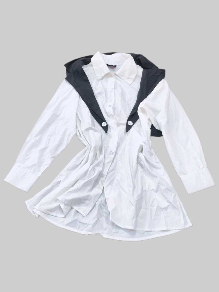Chic White Shirt Dress