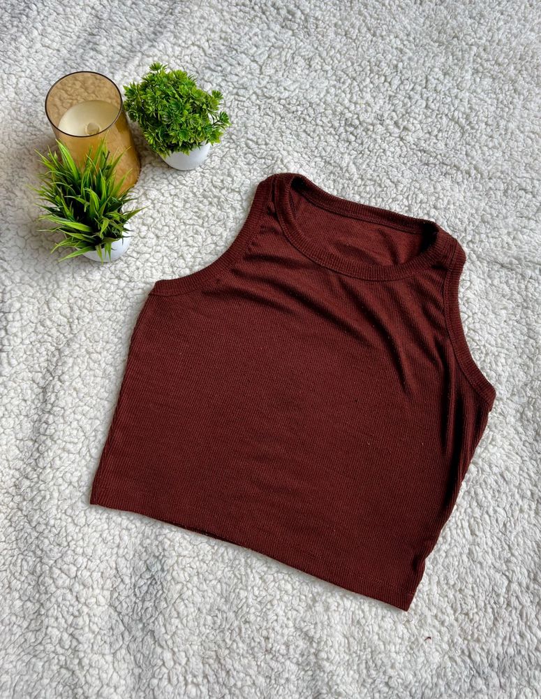 Brown Tank Top