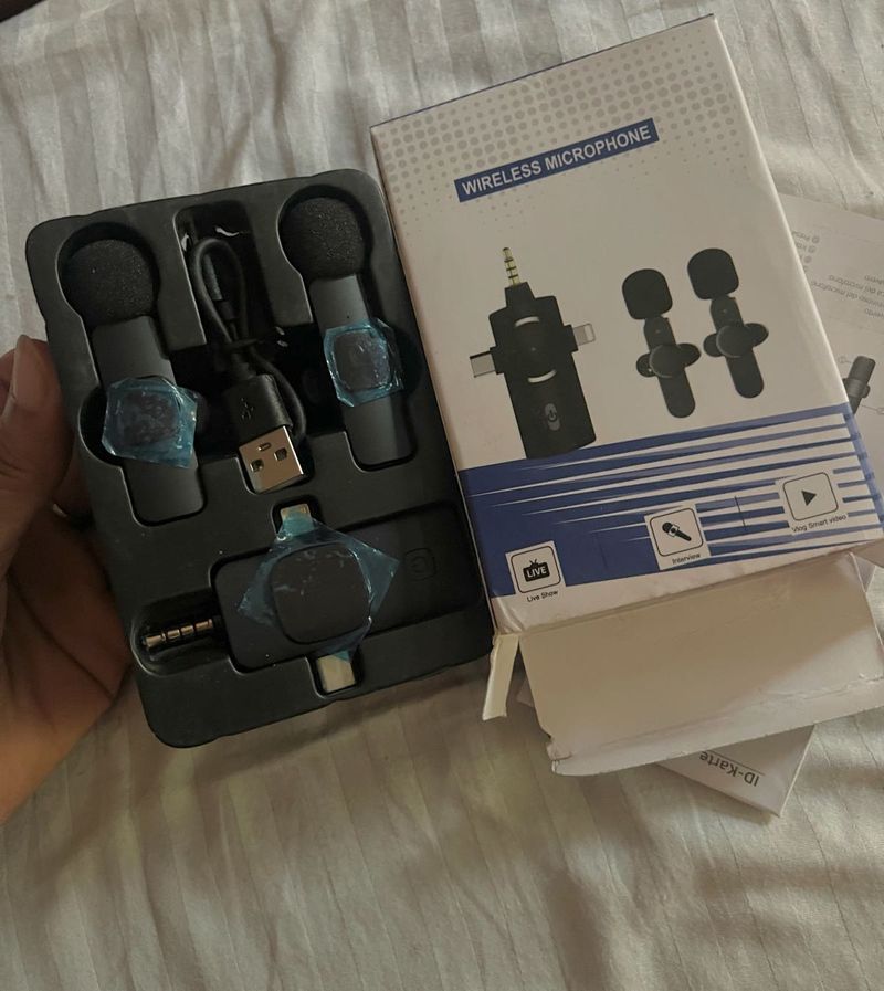 Wireless Microphone for Mobile, laptop and tablet