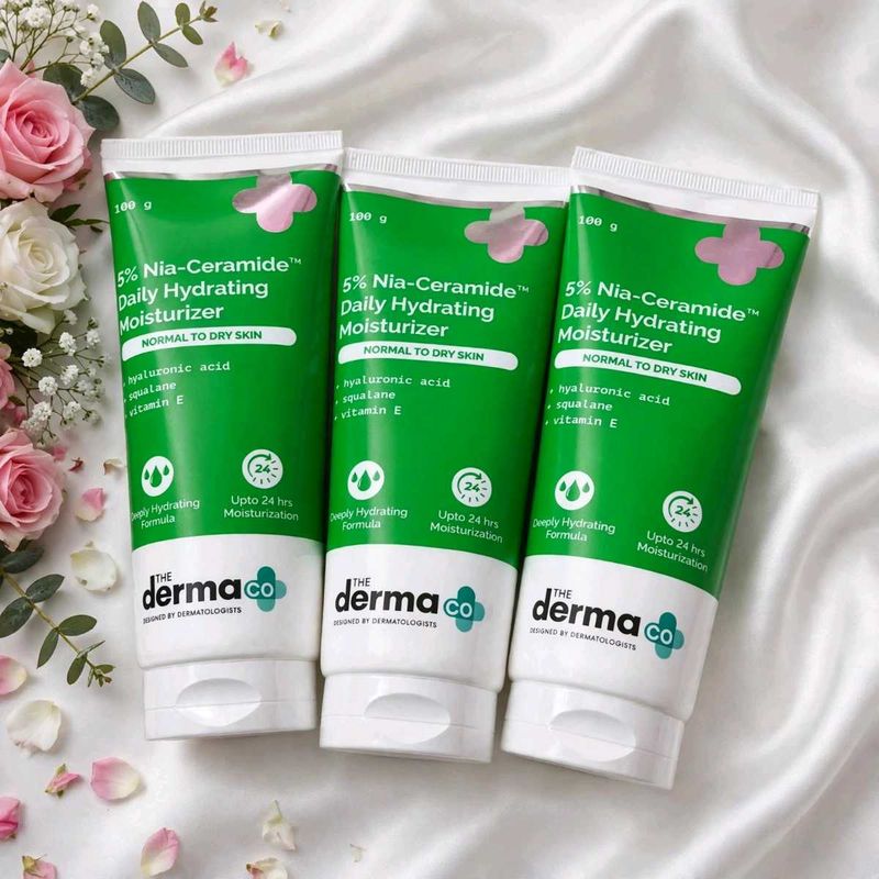 Pack of 3 The Derma Co. 5% Nia-Ceramide Daily Hydr