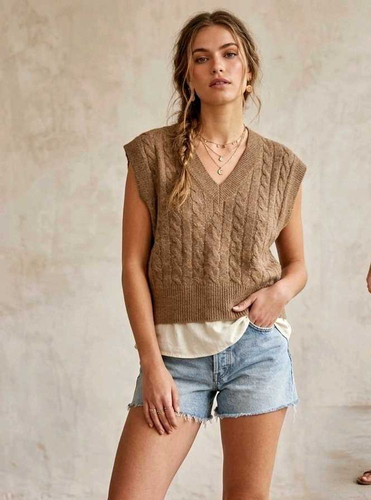 💟Original Only Knitted Vest S